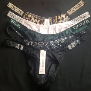 Victoria's Secret Leopard and Rhinestone Panty Collection